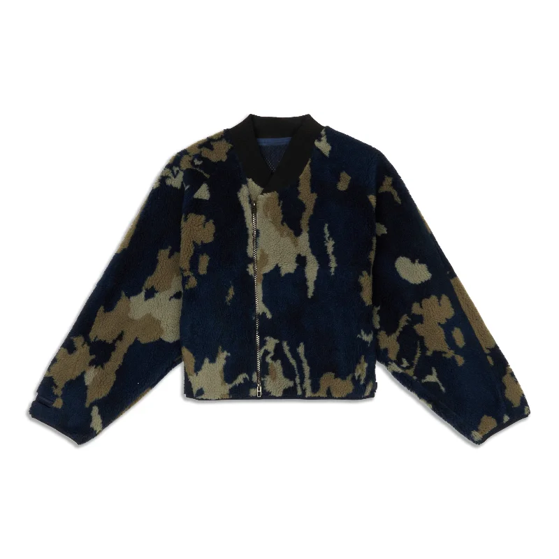 LAB W Fleece Bomber Jacket - Resale