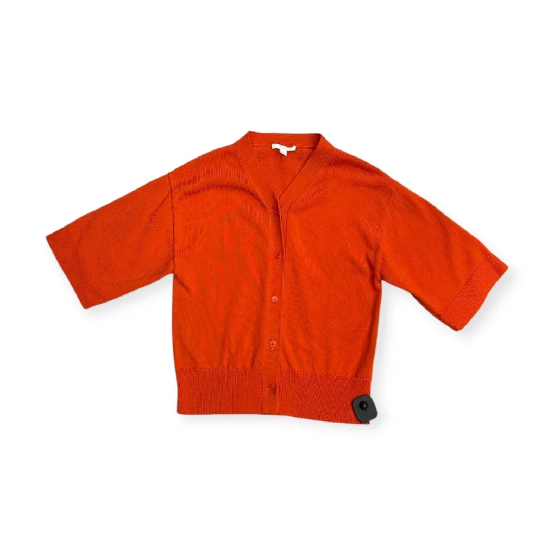 Top Short Sleeve By Cos In Orange, Size: Xs