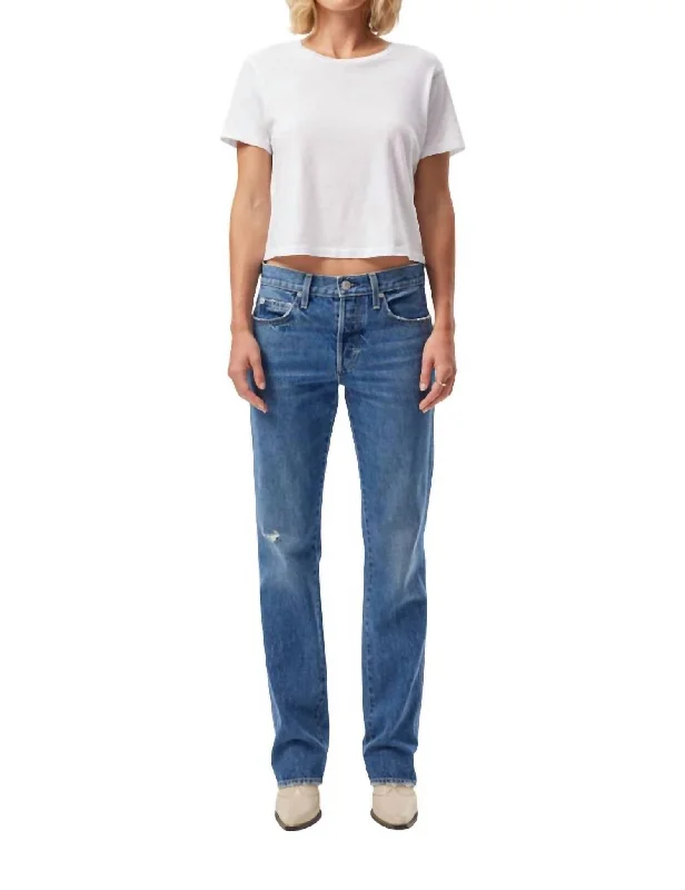 Charlotte Straight Jeans In Romeo