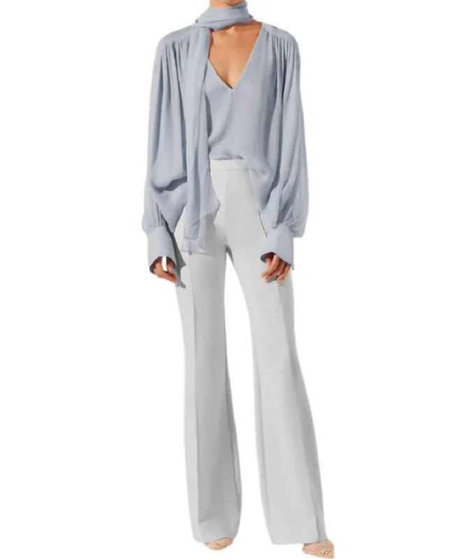 Lani Boot Cut Flared Pants In Sky