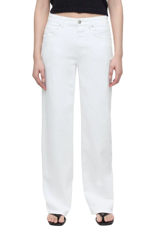 Nikka Wide Leg Jeans In White