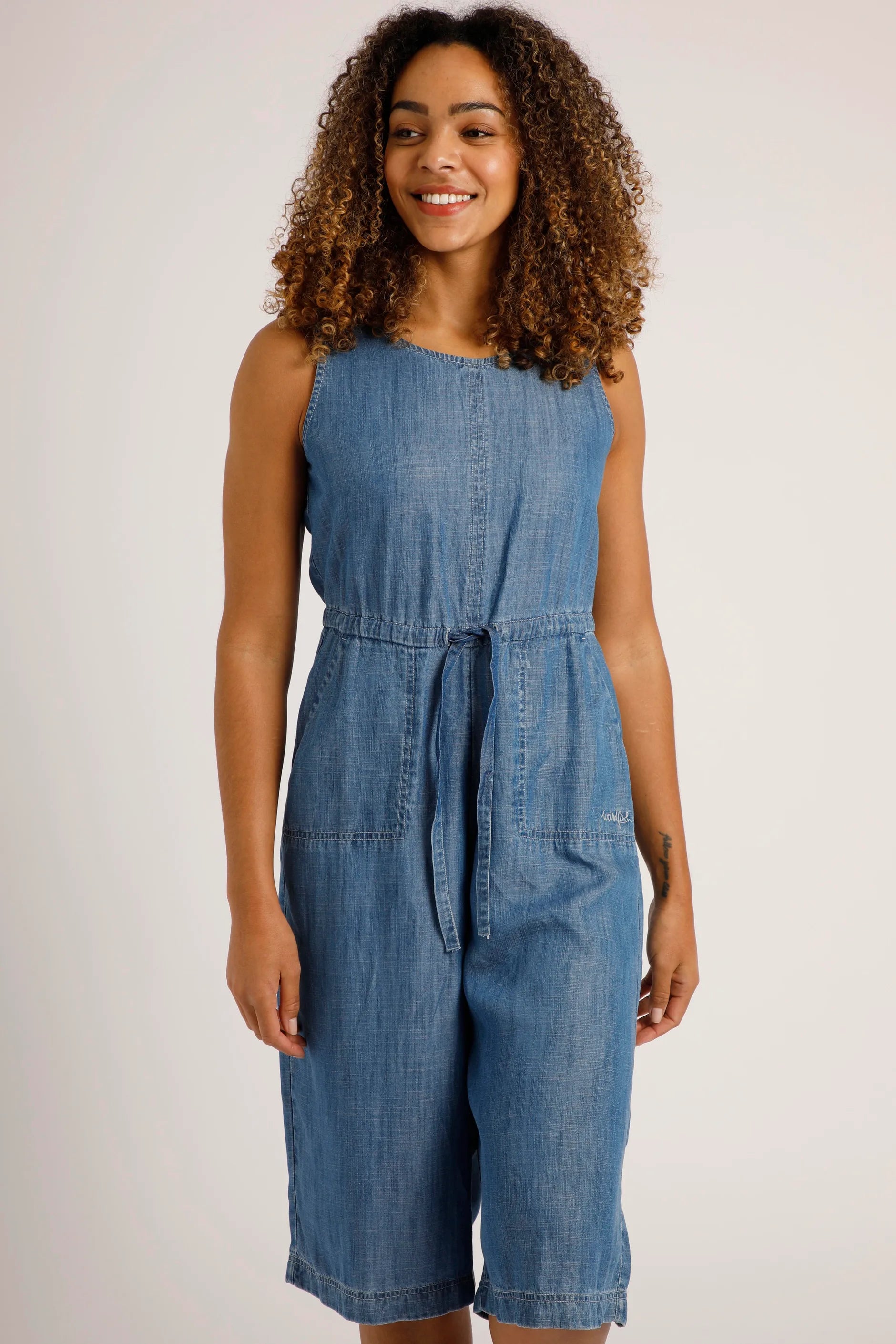 Weird Fish Women’s Artago Tencel™ Denim Jumpsuit