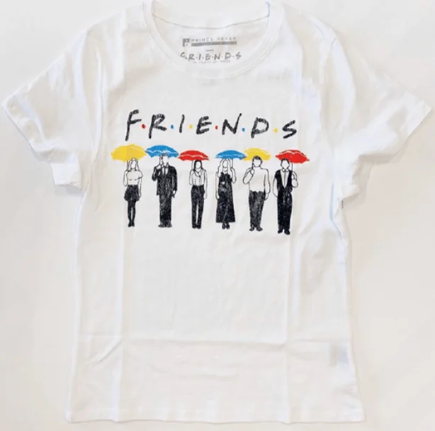 Prince Peter Collection Friends Umbrella Tee - White