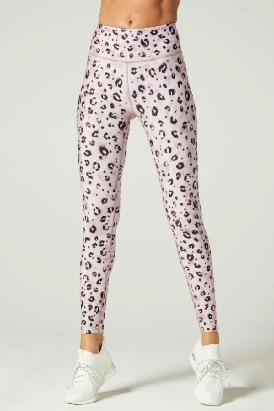 Wear It To Heart Zoe Back Pocket Legging - Cheetah Glow