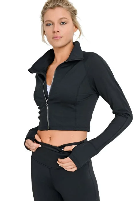 Mono B Crop Jacket AJ2432 Black